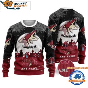 Arizona Coyotes Hockey New Design Litmited Ugly Sweater Custom Name