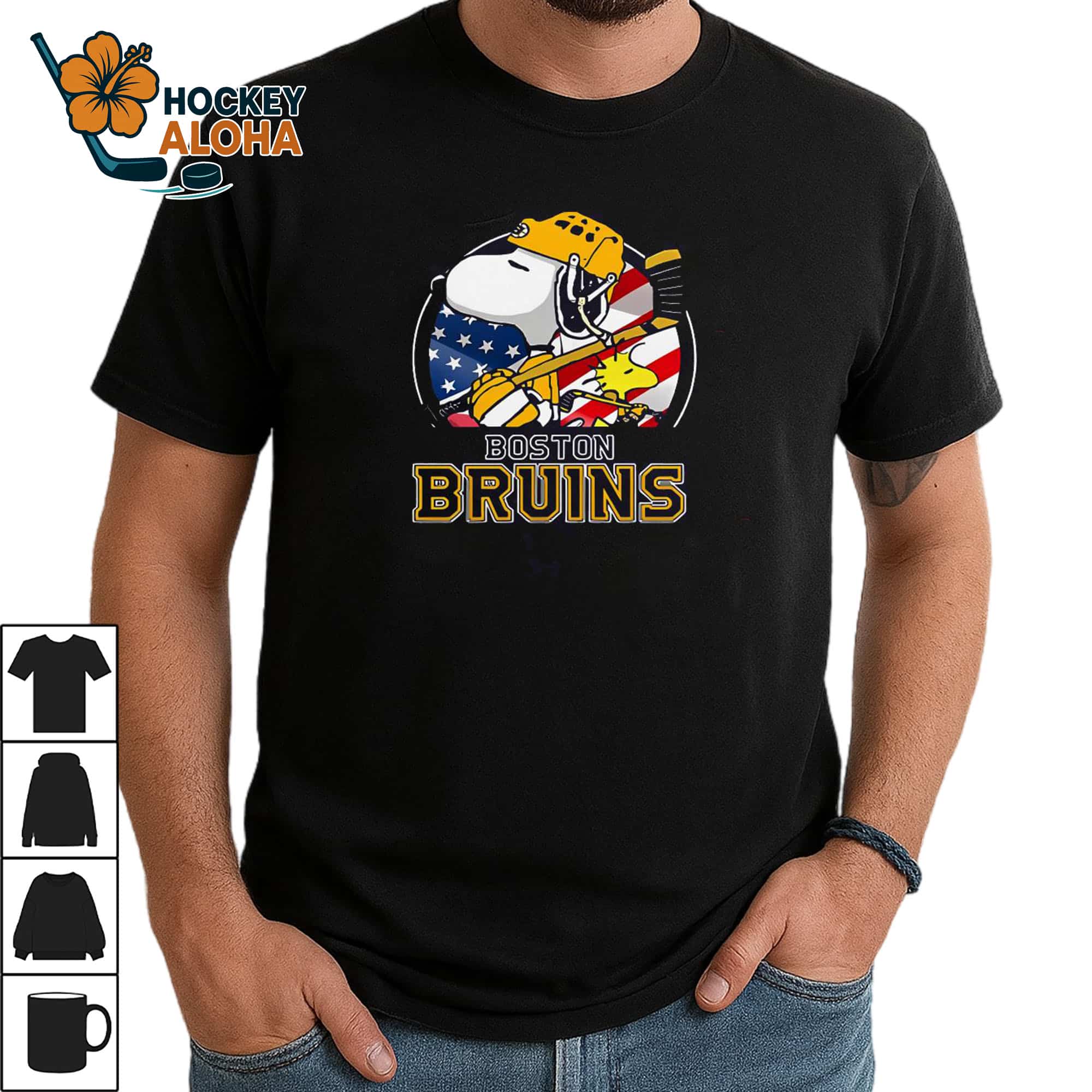 Boston Bruins Ice Hockey Snoopy And Woodstock T-Shirt Boston Bruins Ice Hockey Snoopy And Woodstock T-Shirt