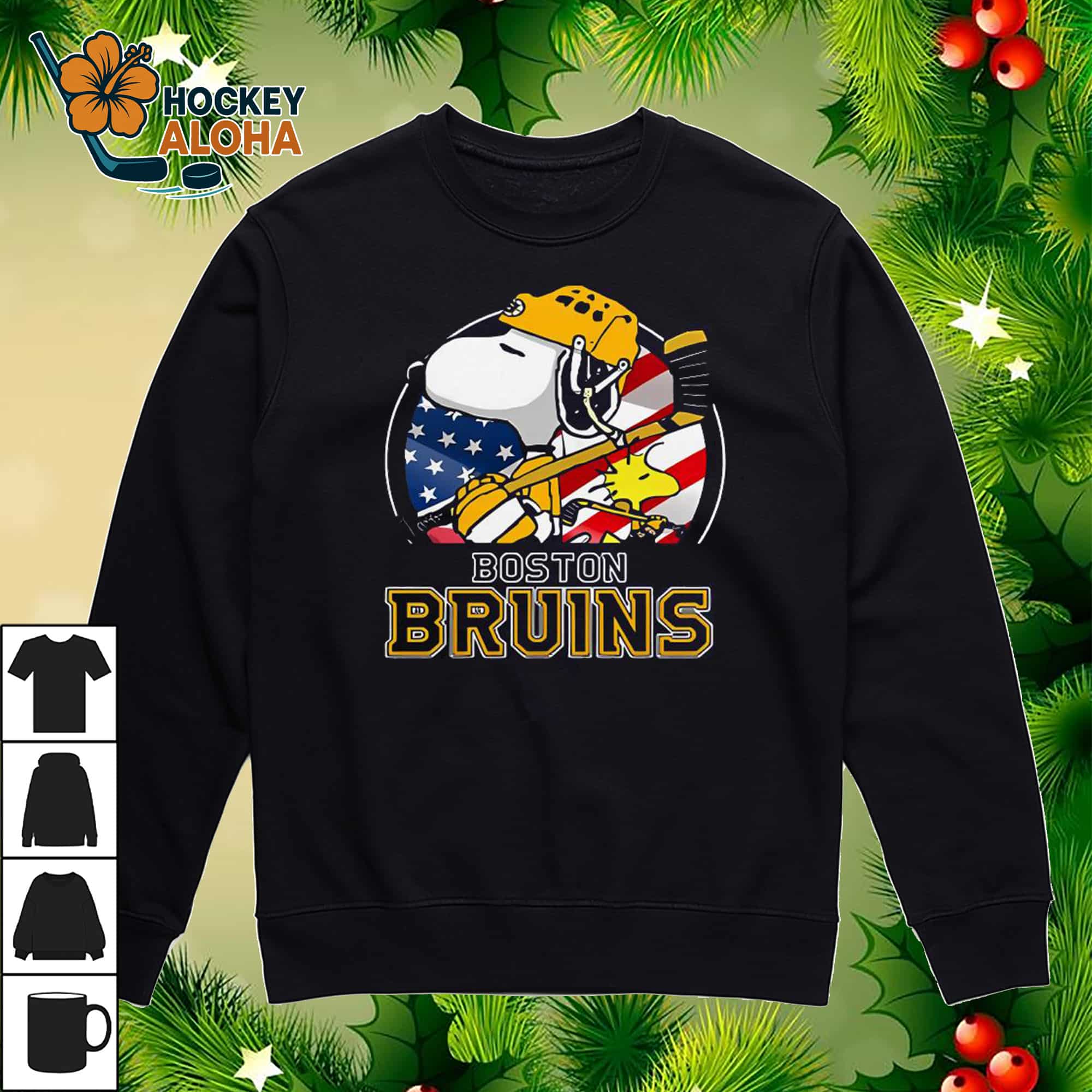 Boston Bruins Ice Hockey Snoopy And Woodstock T-Shirt Boston Bruins Ice Hockey Snoopy And Woodstock T-Shirt