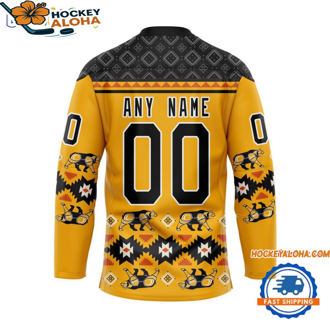 Boston Bruins Personalized Native American Hockey Jersey Boston Bruins Personalized Native American Hockey Jersey