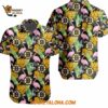 Boston Bruins Special Flamingo Hawaiian Button Shirt 1