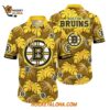 Boston Bruins Tropical Motifs Summer Hawaiian Shirt 1