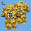 Boston Bruins Tropical Motifs Summer Hawaiian Shirt 2