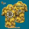 Boston Bruins Tropical Motifs Summer Hawaiian Shirt 3