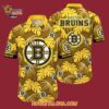 Boston Bruins Tropical Motifs Summer Hawaiian Shirt 4
