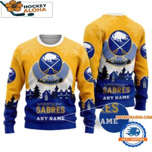 Buffalo Sabres Hockey New Design Litmited Ugly Sweater Custom Name