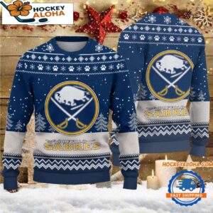 Buffalo Sabres Hockey Team Design New Christmas Ugly Sweater