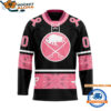 Buffalo Sabres In October We Wear Pink Breast Cancer Design Hockey Jersey 1