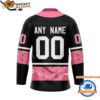 Buffalo Sabres In October We Wear Pink Breast Cancer Design Hockey Jersey 2