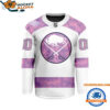 Buffalo Sabres Personalized Fights Cancer Design Hockey Jersey 1