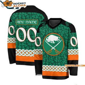 Buffalo Sabres Special Stpatricks Day Design Hockey Jersey