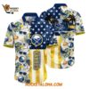 Buffalo Sabres Tropical Hat And Glasses Pattern Summer Hawaiian Shirt 1