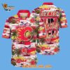 Calgary Flames Tropical Desert Island Motif Summer Hawaiian Shirt 2