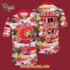 Calgary Flames Tropical Desert Island Motif Summer Hawaiian Shirt 4