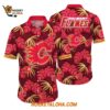 Calgary Flames Tropical Motifs Summer Hawaiian Shirt 1