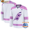 Carolina Hurricanes Hockey Jersey 2025 Fights Cancer Practice Hockey Jersey