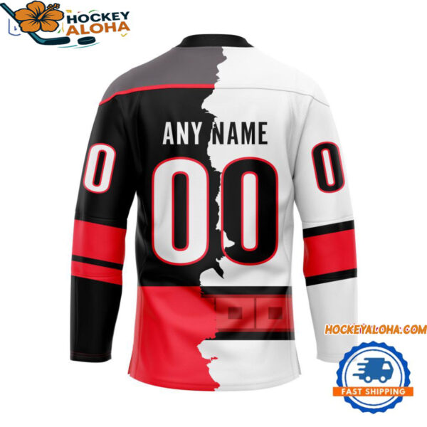 Carolina Hurricanes Home Mix Away New Design Hockey Jersey 2