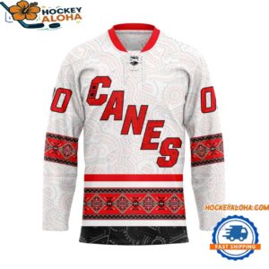 Carolina Hurricanes Personalized Native American Hockey Jersey 1