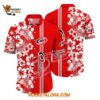 Carolina Hurricanes Tropical Apricot Blossom Pattern Summer Hawaiian Shirt 1