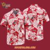 Carolina Hurricanes Tropical Leafs Design Hawaiian Shirt 4