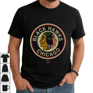 Chicago Blackhawks 1941 Retro Logo T shirt 1