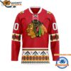 Chicago Blackhawks Personalized Native American Hockey Jersey 1