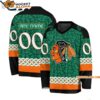 Chicago Blackhawks Special Stpatricks Day Design Hockey Jersey