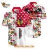 Chicago Blackhawks Tropical Hat And Glasses Pattern Summer Hawaiian Shirt 1