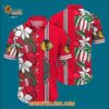 Chicago Blackhawks Tropical Tropical Forest Floral Pattern Summer Hawaiian Shirt 3