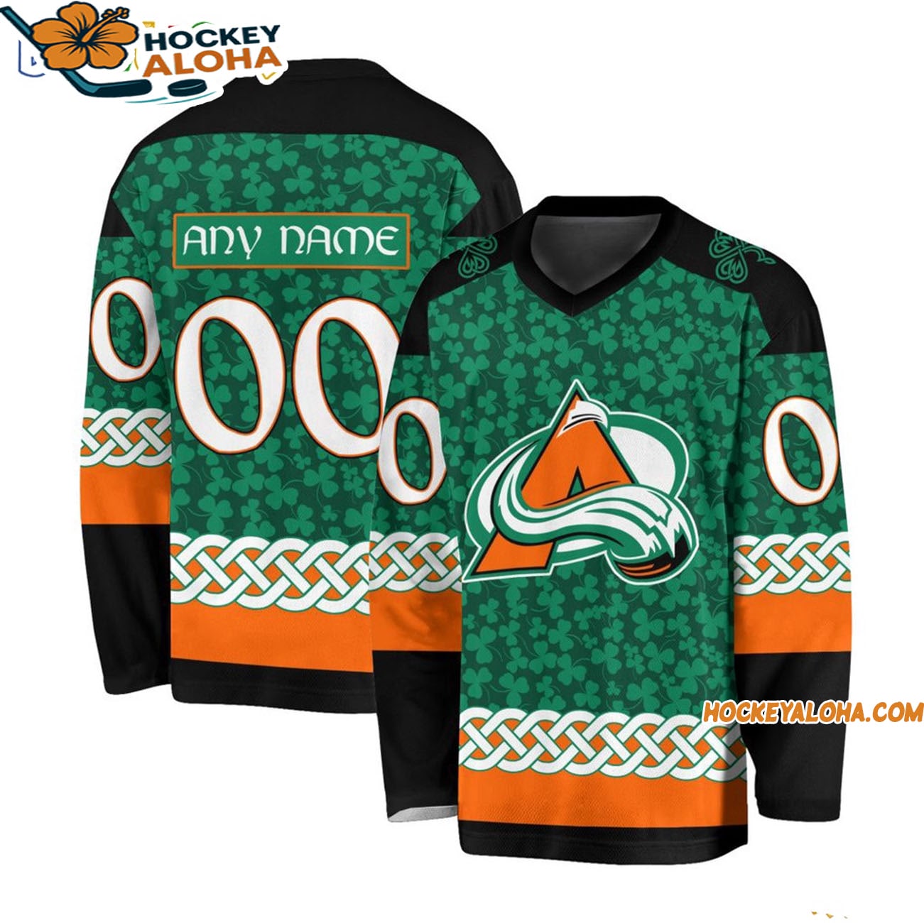 Colorado Avalanche Special Stpatricks Day Design Hockey Jersey Colorado Avalanche Special Stpatricks Day Design Hockey Jersey