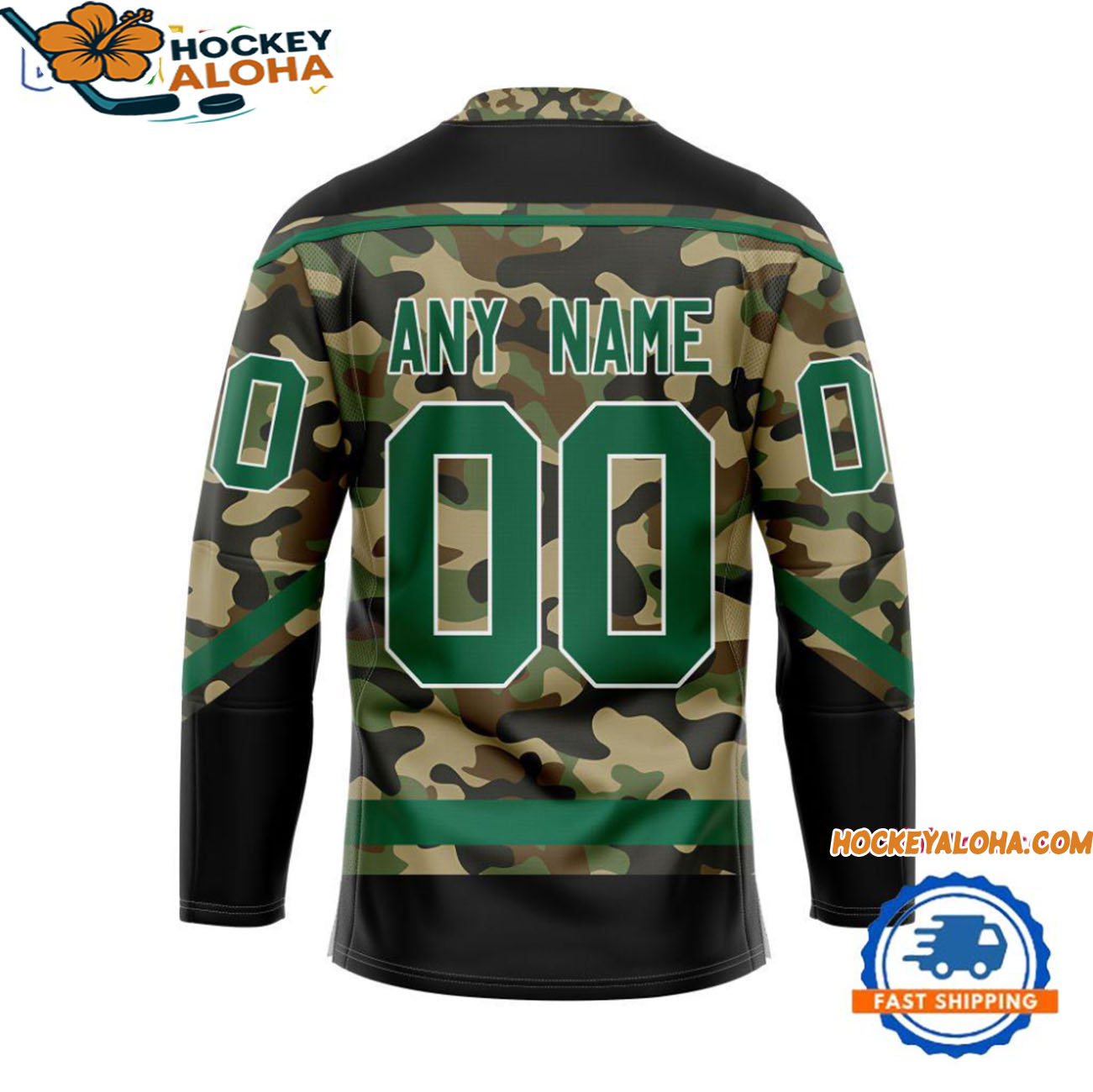Dallas Stars Camo Veterans Custom Hockey Jersey Dallas Stars Camo Veterans Custom Hockey Jersey