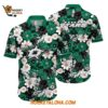 Dallas Stars Tropical Begonia Flower Pattern Summer Hawaiian Shirt 1