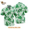 Dallas Stars Tropical Leafs Design Hawaiian Shirt 1