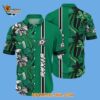 Dallas Stars Tropical Tropical Forest Floral Pattern Summer Hawaiian Shirt 2