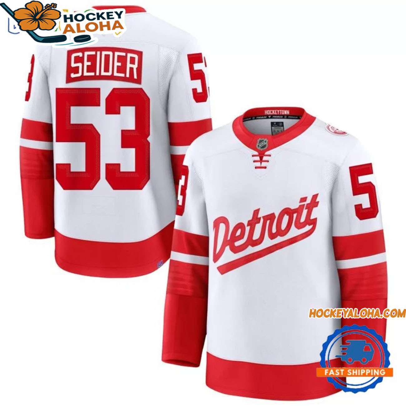 Detroit Red Wings Hockey Jersey-2025 Stadium Series Moritz Seider Hockey Jersey Detroit Red Wings Hockey Jersey-2025 Stadium Series Moritz Seider Hockey Jersey