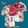 Detroit Red Wings Tropical Hat And Glasses Pattern Summer Hawaiian Shirt 3