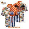 Edmonton Oilers Tropical Hat And Glasses Pattern Summer Hawaiian Shirt 1
