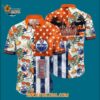 Edmonton Oilers Tropical Hat And Glasses Pattern Summer Hawaiian Shirt 3