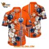 Edmonton Oilers Tropical Hepatica Floral Pattern Summer Hawaiian Shirt 1
