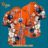 Edmonton Oilers Tropical Hepatica Floral Pattern Summer Hawaiian Shirt 3