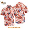 Edmonton Oilers Tropical Leafs Design Hawaiian Shirt 1