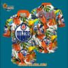 Edmonton Oilers Tropical Parrot Pattern Summer Hawaiian Shirt 3