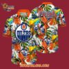 Edmonton Oilers Tropical Parrot Pattern Summer Hawaiian Shirt 4