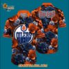 Edmonton Oilers Tropical Rose Pattern Summer Hawaiian Shirt 3