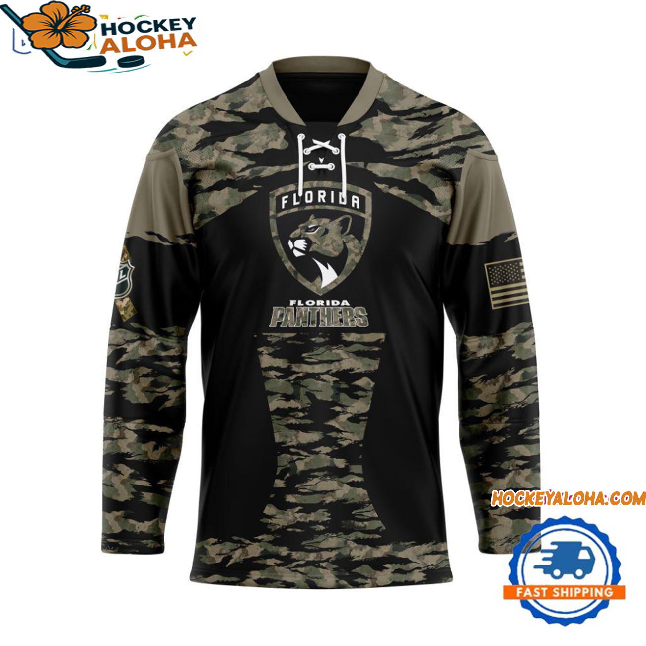 Florida Panthers Custom Honoring Veterans Camo Hockey Jersey Florida Panthers Custom Honoring Veterans Camo Hockey Jersey