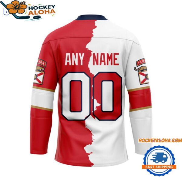 Florida Panthers Home Mix Away New Design Hockey Jersey 2