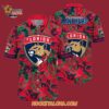 Florida Panthers Tropical Leaf Pattern Summer Hawaiian Shirt 4