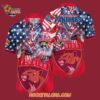 Florida Panthers With American Independence Day Pattern Summer Hawaiian Shirt 4