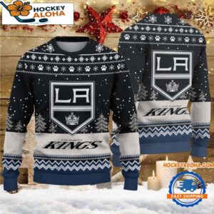 Los Angeles Kings Hockey Team Design New Christmas Ugly Sweater