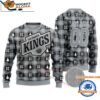 Los Angeles Kings Snow Tree Christmas Ugly Sweater Custom Name And Custom Number